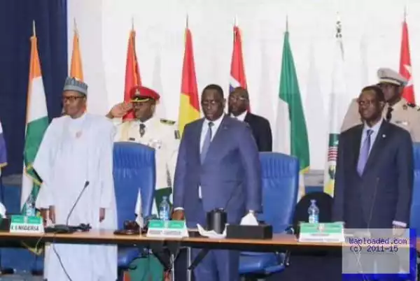 Pics Of Buhari At The Opening Of The 48th Ordinary Session Of The ECOWAS Authority Of Heads Of State & Govt.